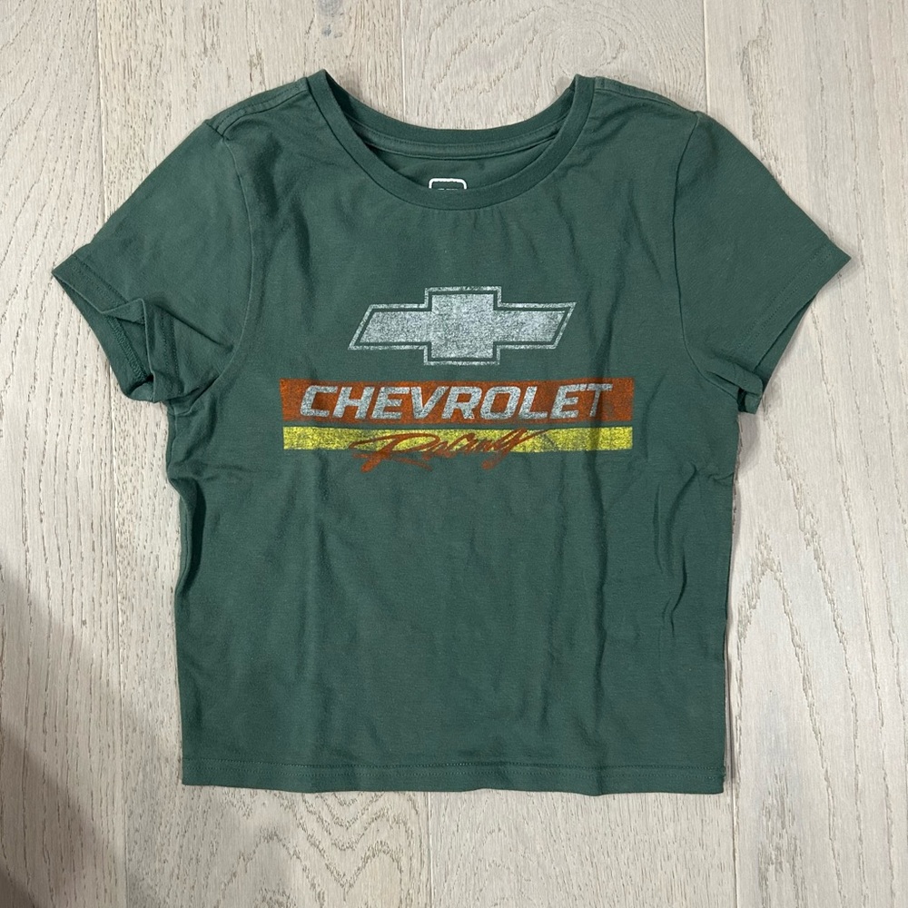 Green Chervolet Baby Tee